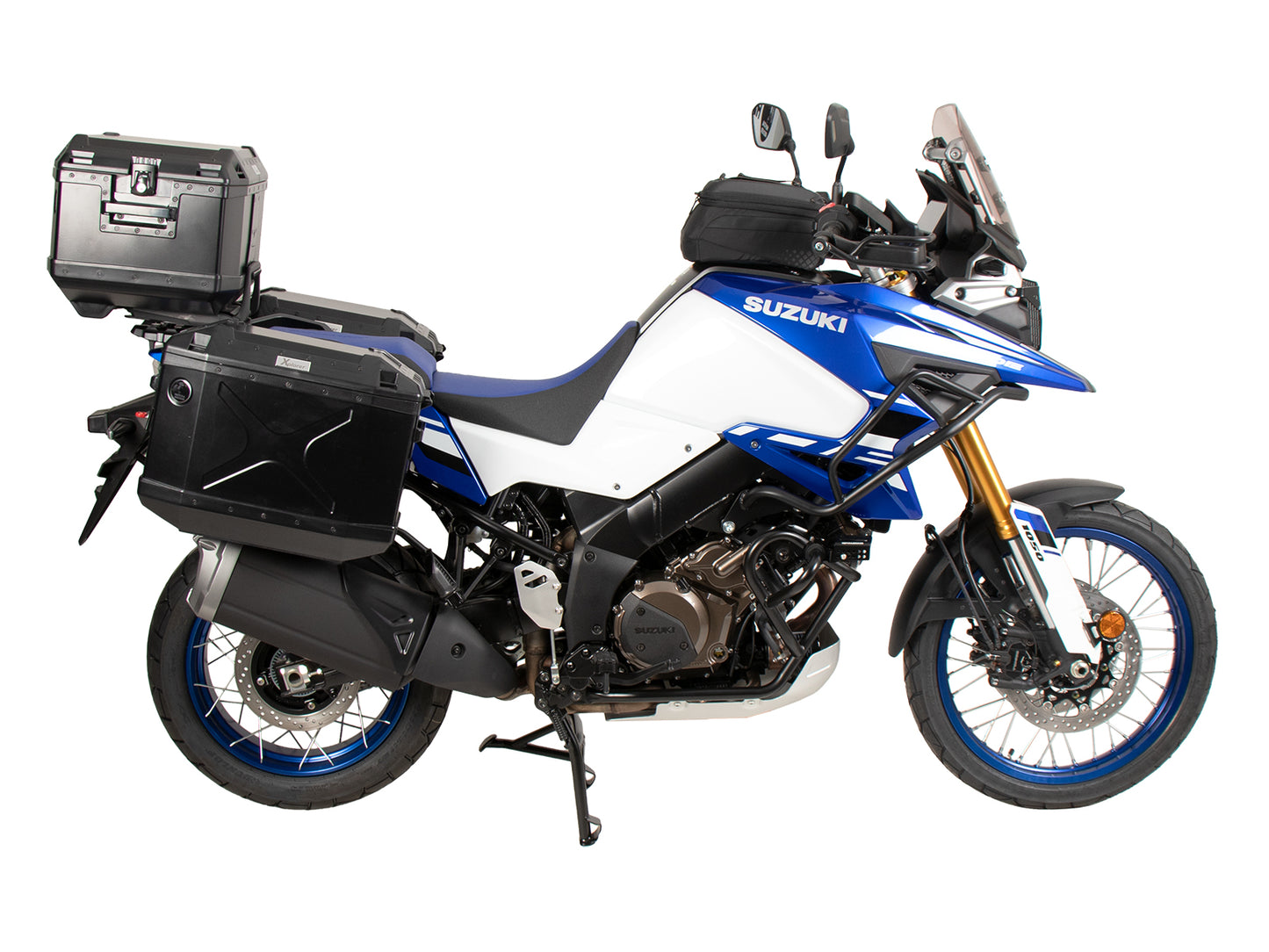 Hepco & Becker Alurack top case carrier black for combination with original rear rack for Suzuki V-Strom 1050 DE (2023-)