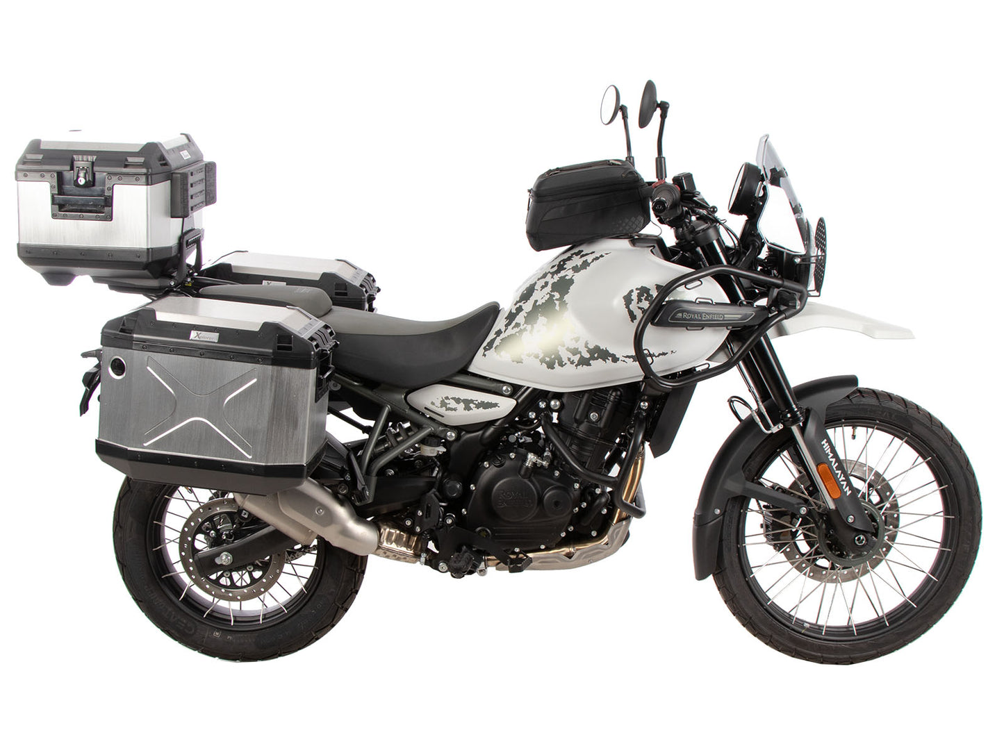 Hepco & Becker Alurack top case carrier black for combination with original rear rack for Royal Enfield Himalayan 450 (2024-)