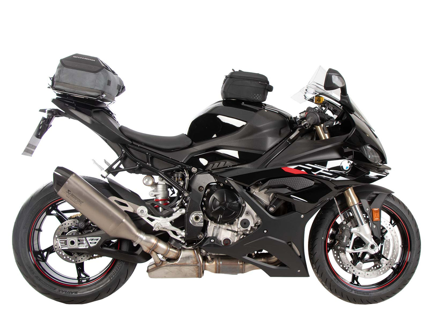 Hepco & Becker Modelspecific rear enlargement black for combination with Sportrack for BMW S 1000 RR (2023-)