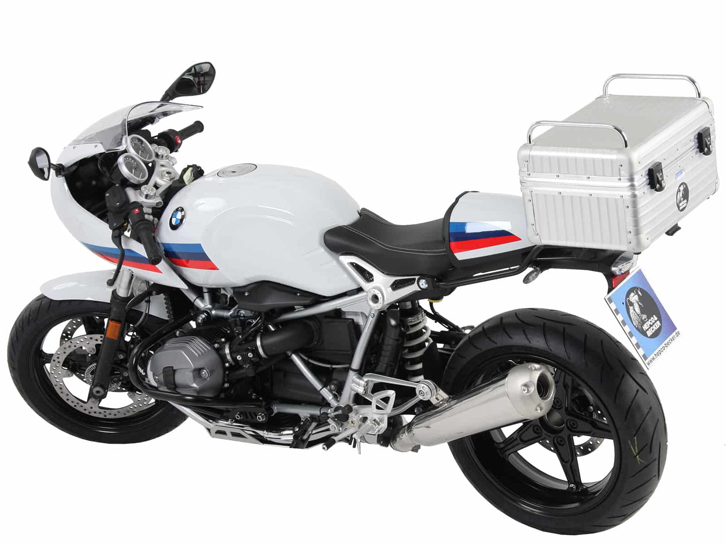 Hepco & Becker Alurack top case carrier black for BMW R nineT Racer (2017-2023)