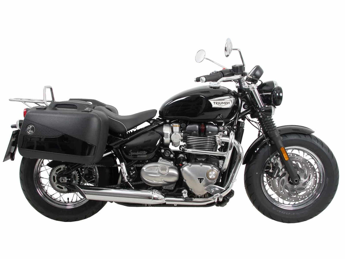 Hepco & Becker Topcase carrier tube-type chrome for Triumph Bonneville Speedmaster (2018-)