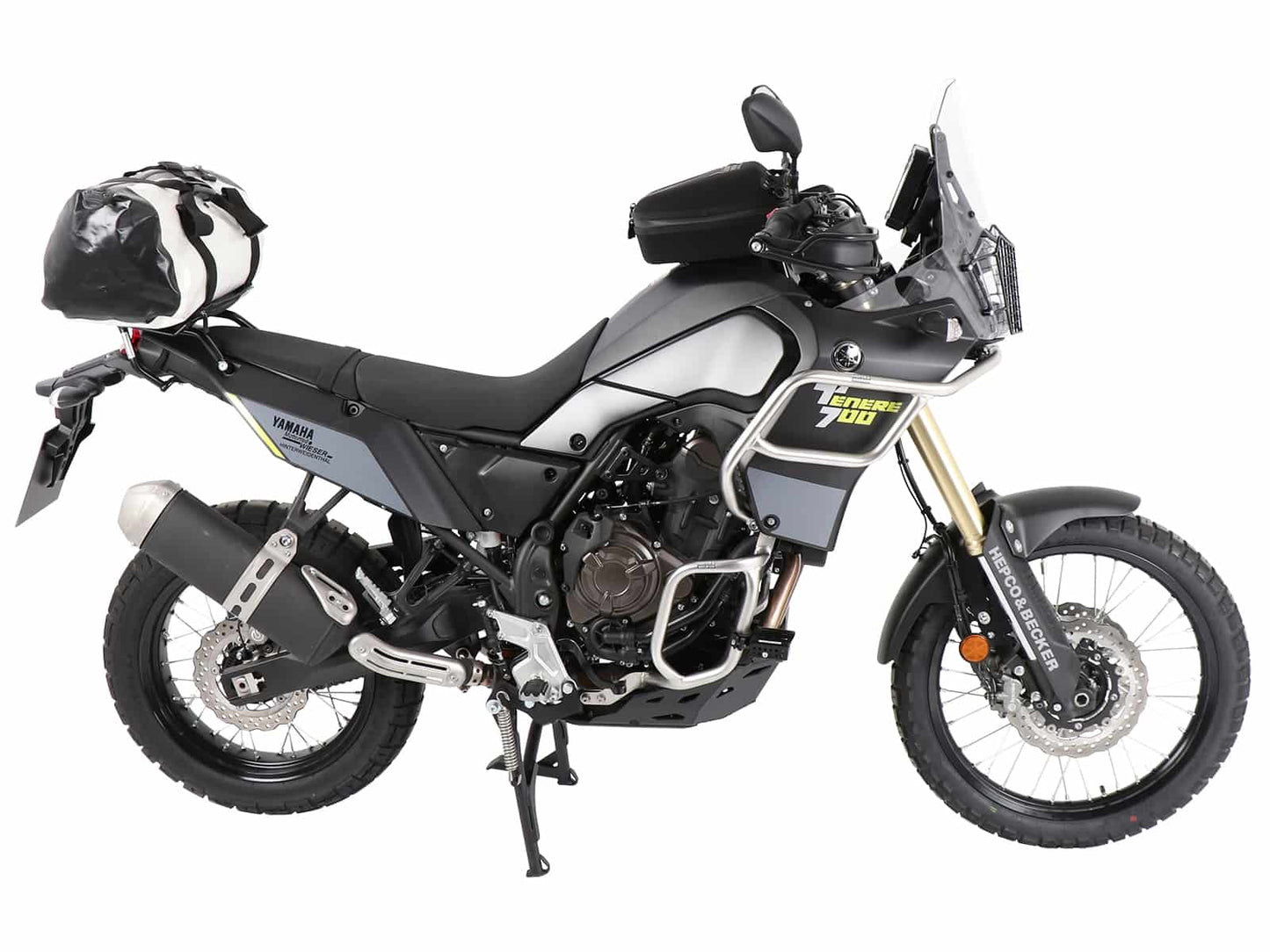 Hepco & Becker Modelspecific rear enlargement black for Yamaha Ténéré 700 / Rally (2019-2024)