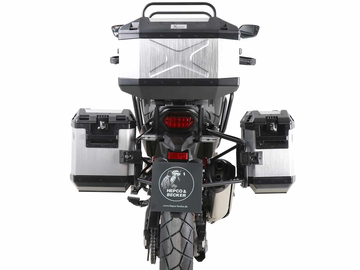 Hepco & Becker Alurack top case carrier black for Honda CRF 1100 L Africa Twin (2019-2021)