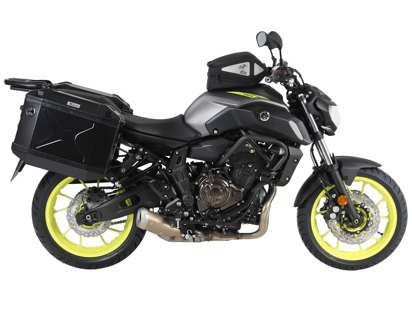 Hepco & Becker Sidecarrier Lock-it anthracite for Yamaha MT-07 (2018-2020)