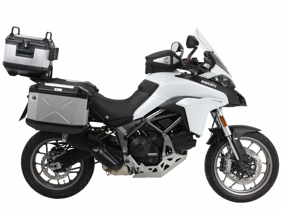 Hepco & Becker Sidecarrier permanent mounted chrome for Ducati Multistrada 950/S (2017-2021)
