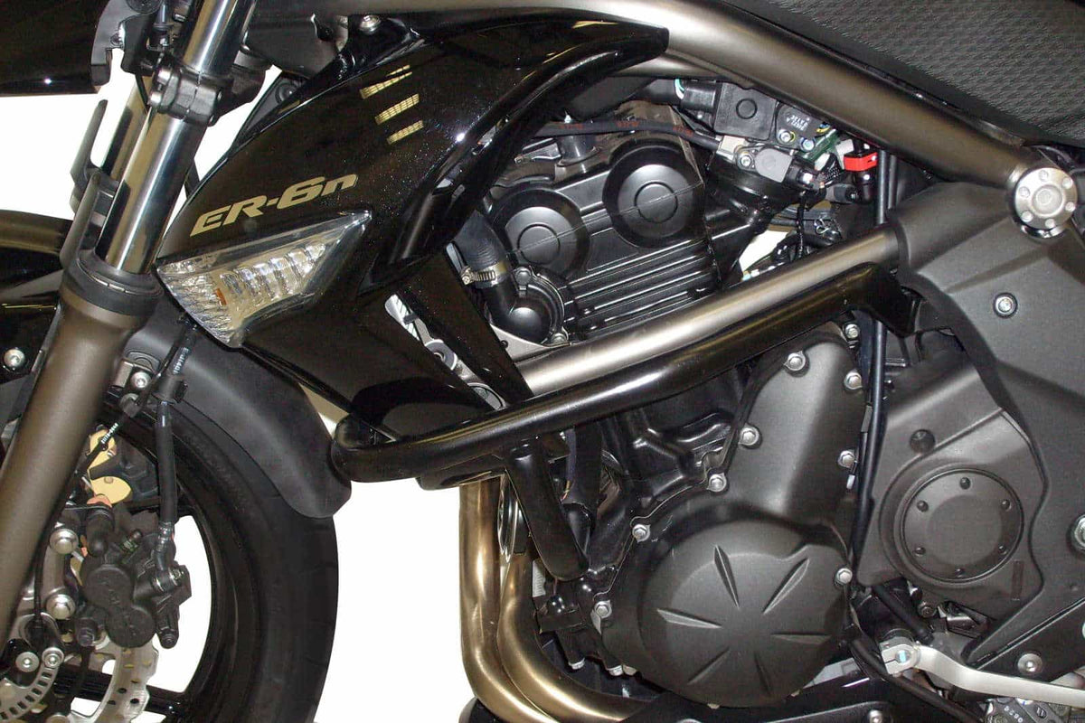 Hepco & Becker Engine protection bar black for Kawasaki ER-6n (2009-2011)