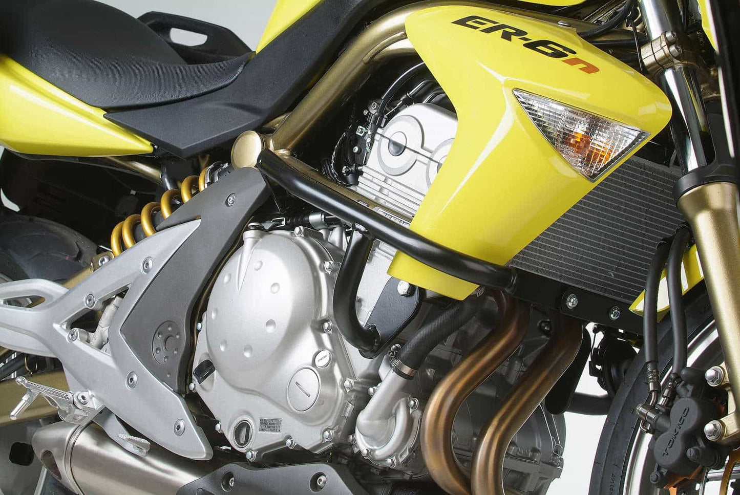 Hepco & Becker Engine protection bar black for Kawasaki ER-6n (2006-2008)