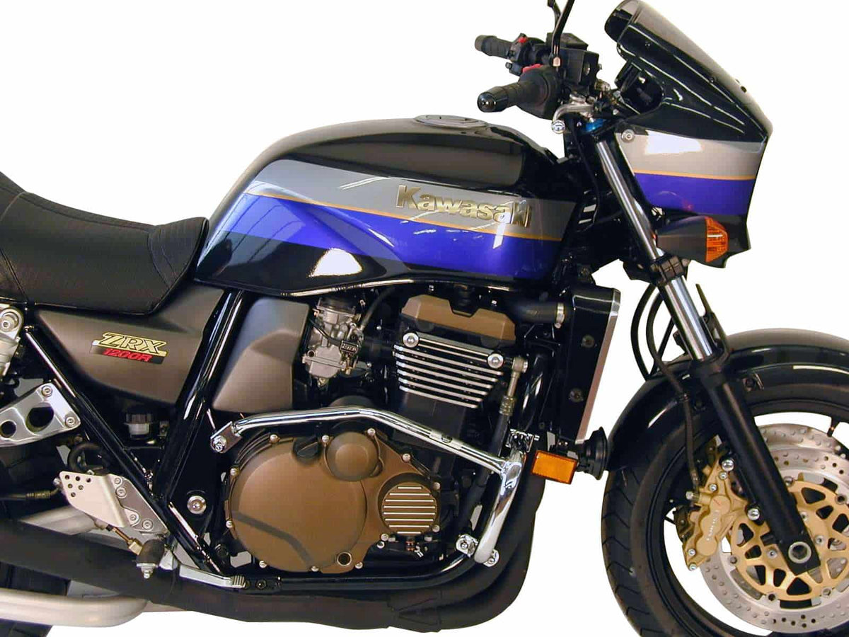 Hepco & Becker Engine protection bar chrome for Kawasaki ZRX 1200 R/S (2001-2007)