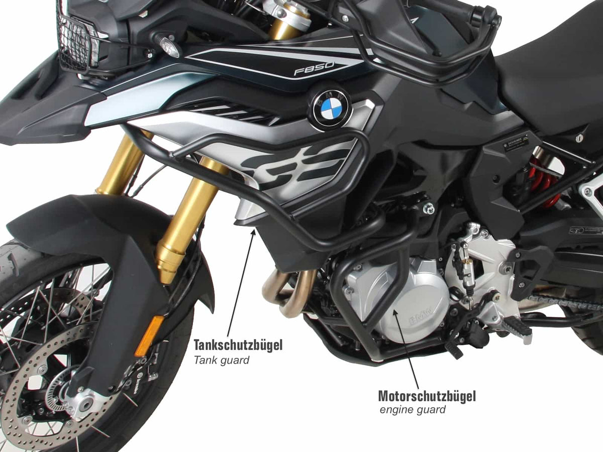 Hepco & Becker Engine protection bar black for BMW F 750 GS (2018-2023)
