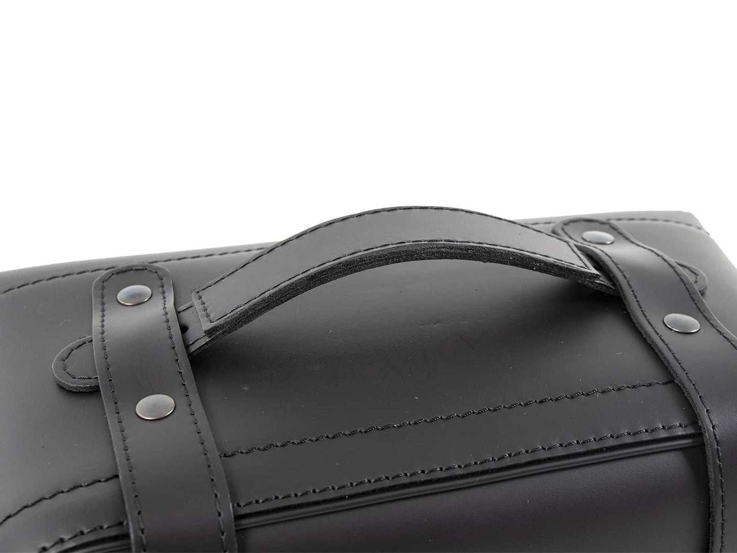 Hepco & Becker Leather single bag Rugged black left for C-Bow holder