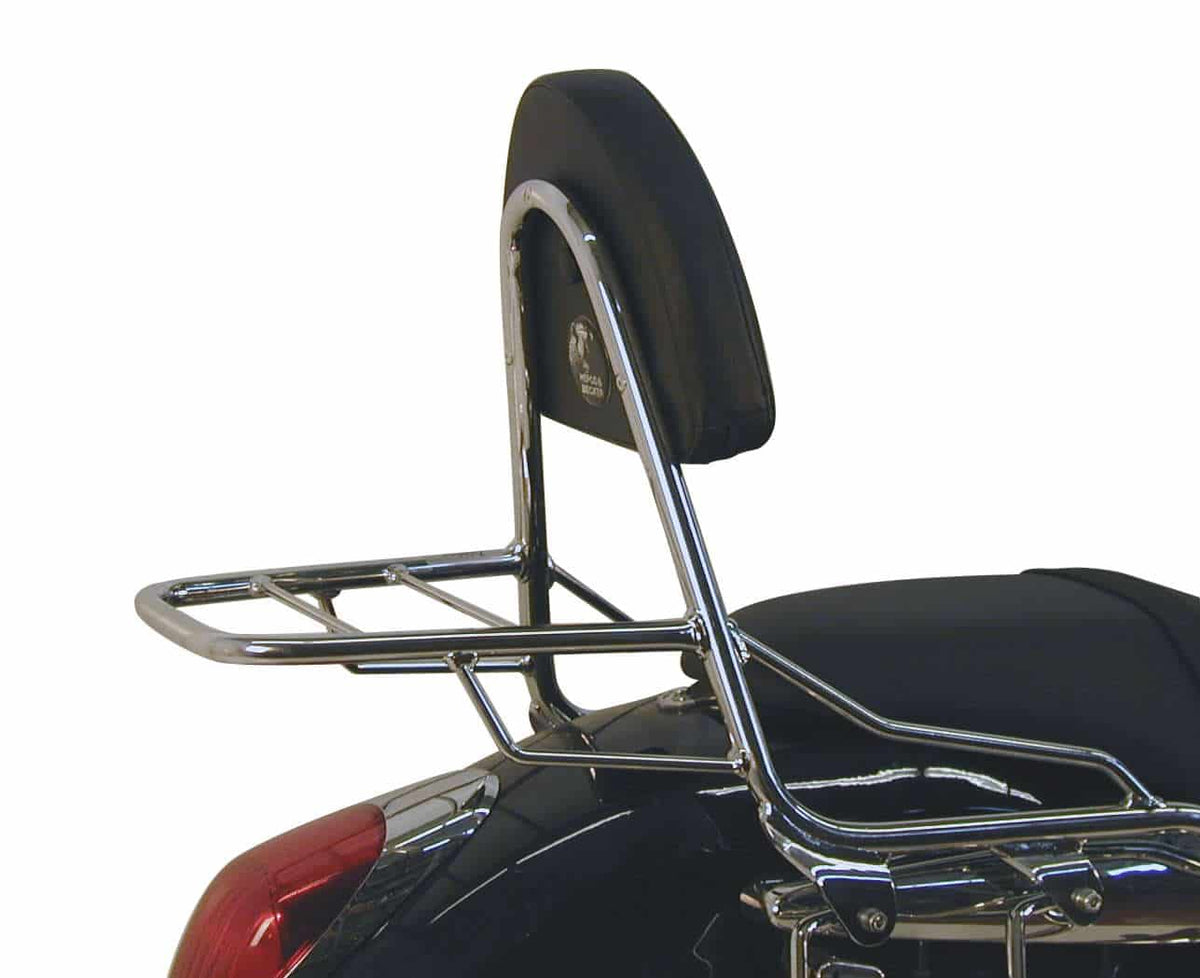 Hepco & Becker Sissybar with rearrack chrome for Kawasaki VN 1500 (2002-2003)/1600 Mean Streak (2004-2008)