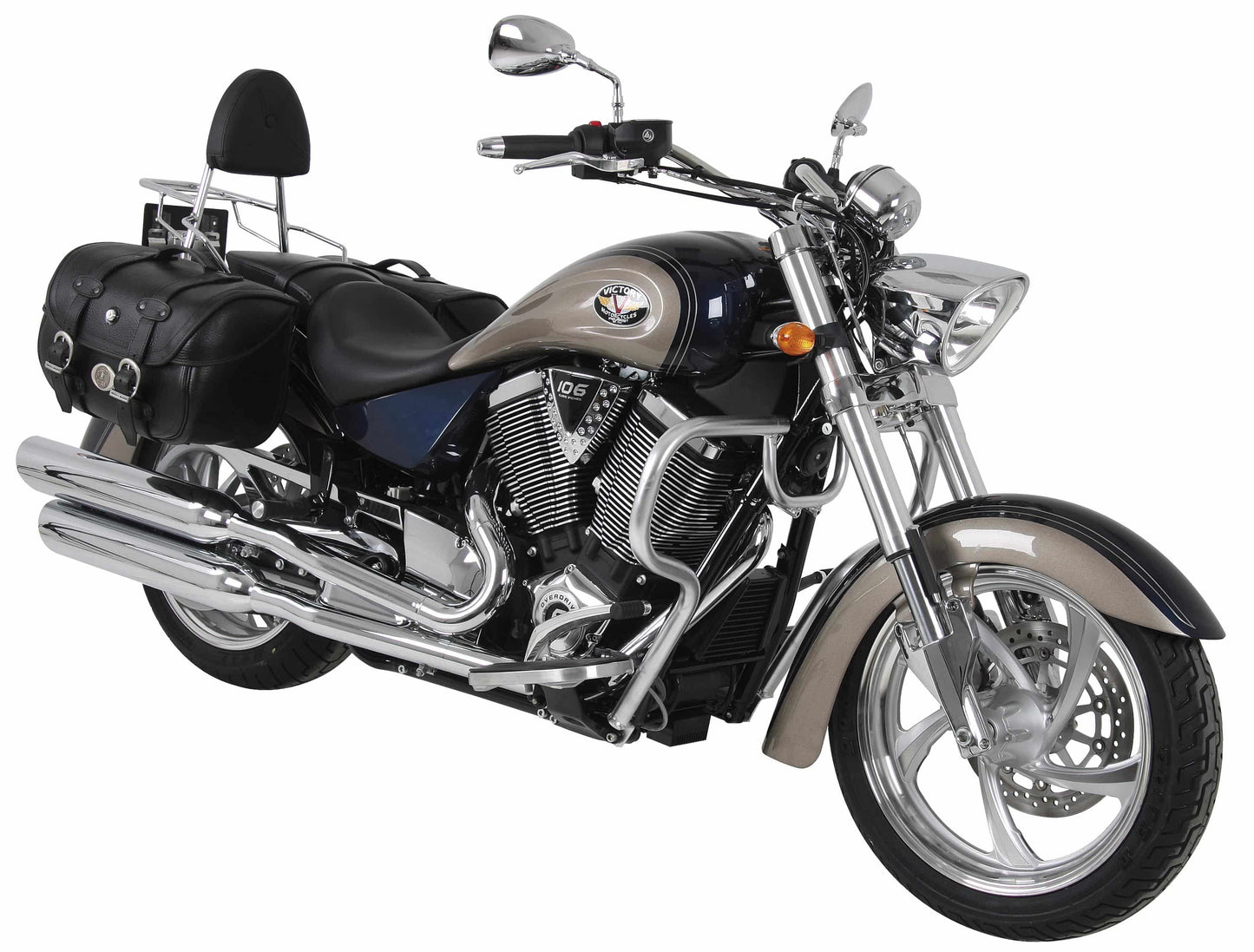 Hepco & Becker C-Bow sidecarrier black for Victory Kingpin (2003-2016)