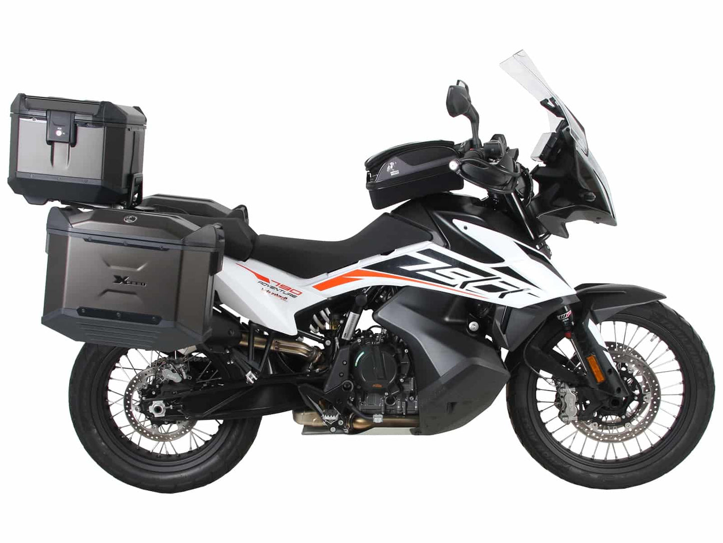 Hepco & Becker Alurack top case carrier black for combination with original rear rack for KTM 790 Adventure (2019-2021)