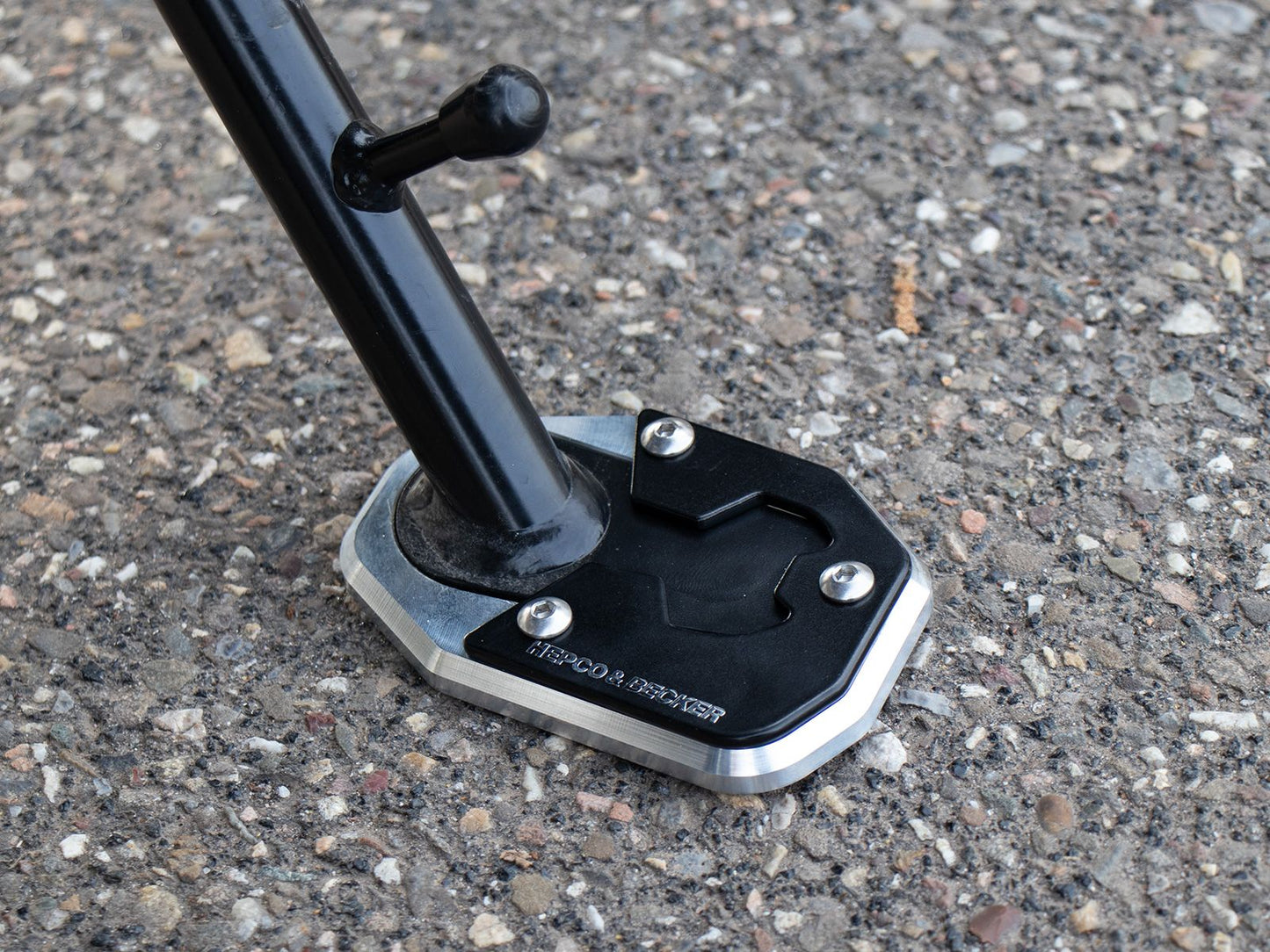 Hepco & Becker Kickstand enlargement for lowered versions