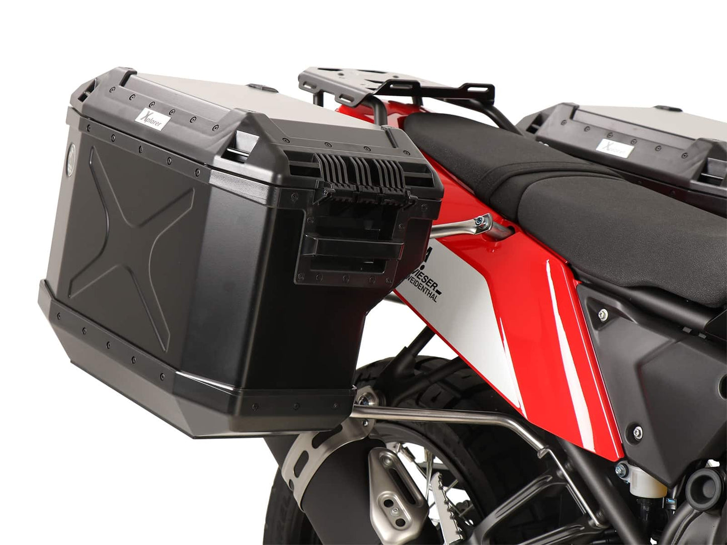 Hepco & Becker Sidecarrier Cutout black incl. Xplorer Cutout sideboxes