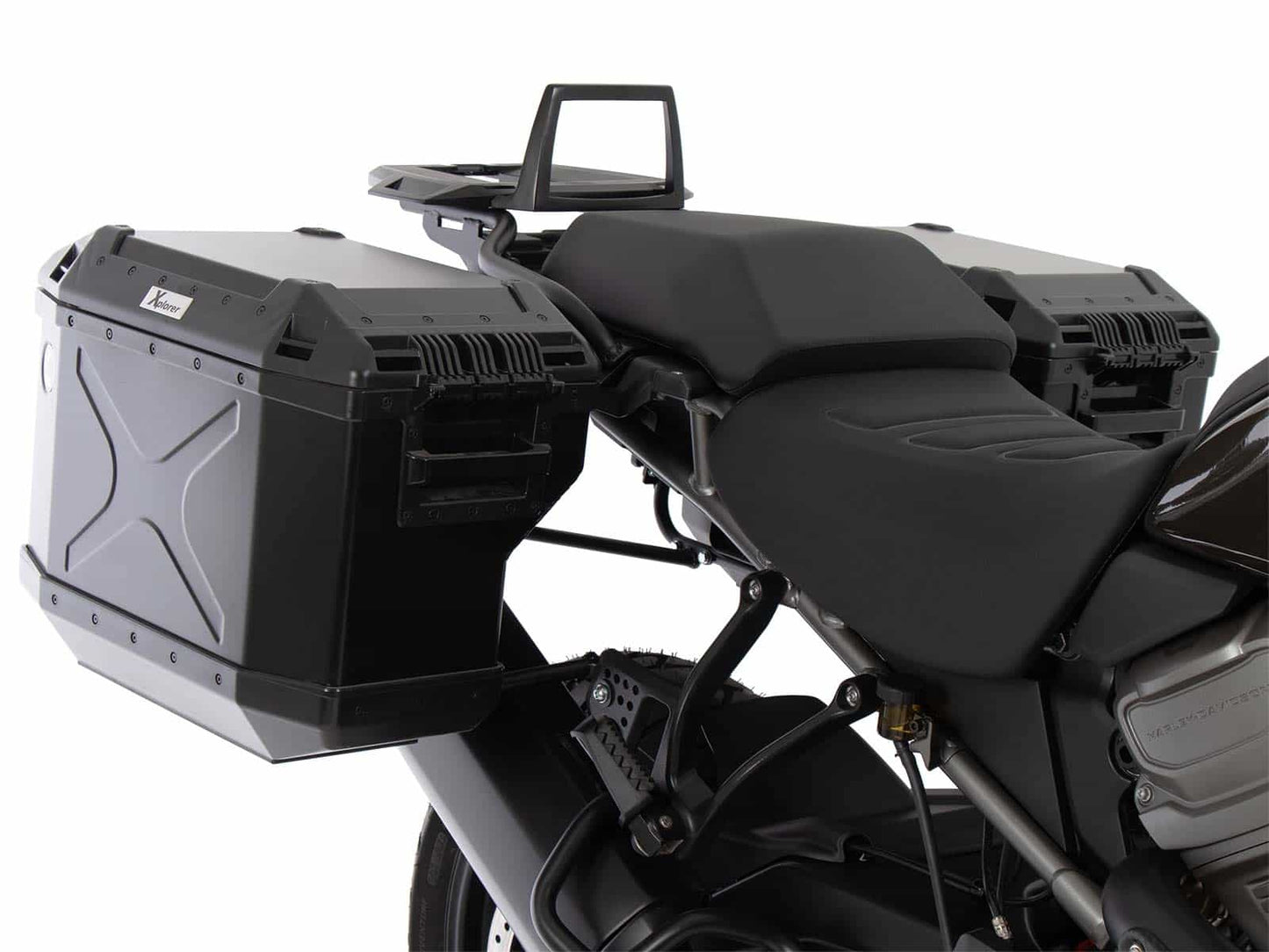 Hepco & Becker Side carrier cutout black incl. Xplorer black
