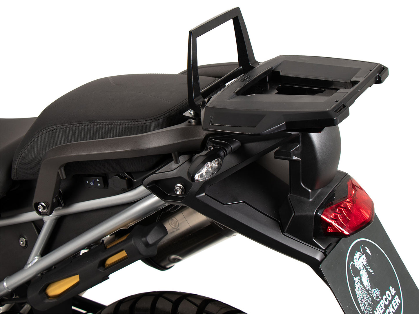 Hepco & Becker Alurack top case carrier for OEM rack