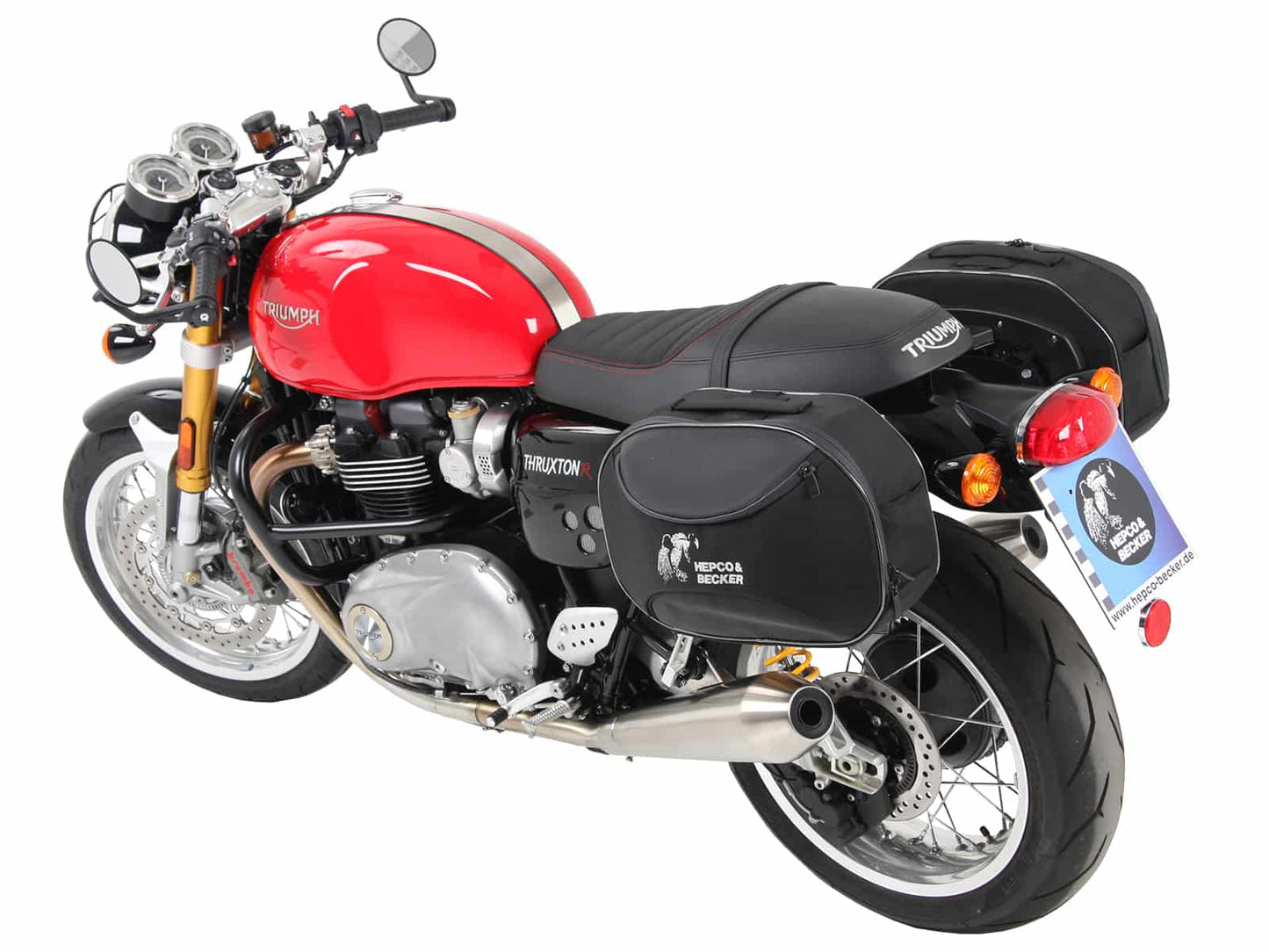 Hepco & Becker C-Bow sidecarrier black for Triumph Thruxton/R/RS (2016-2024)