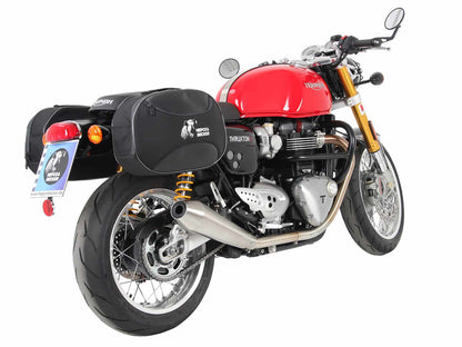Hepco & Becker C-Bow sidecarrier black for Triumph Thruxton/R/RS (2016-2024)