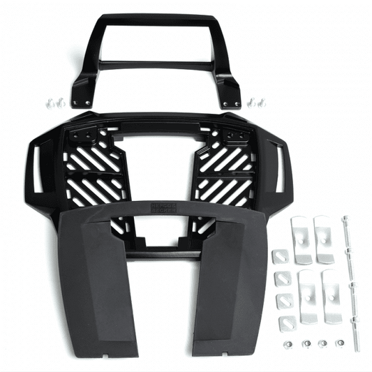 Hepco & Becker Alurack top case carrier black for Honda Africa Twin XRV 650 (1988-1990)