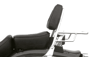 Hepco & Becker Sissybar with rearrack chrome for Honda CA 125 Rebel (1995-2001)/CMX 250 Rebel (1996-2001)