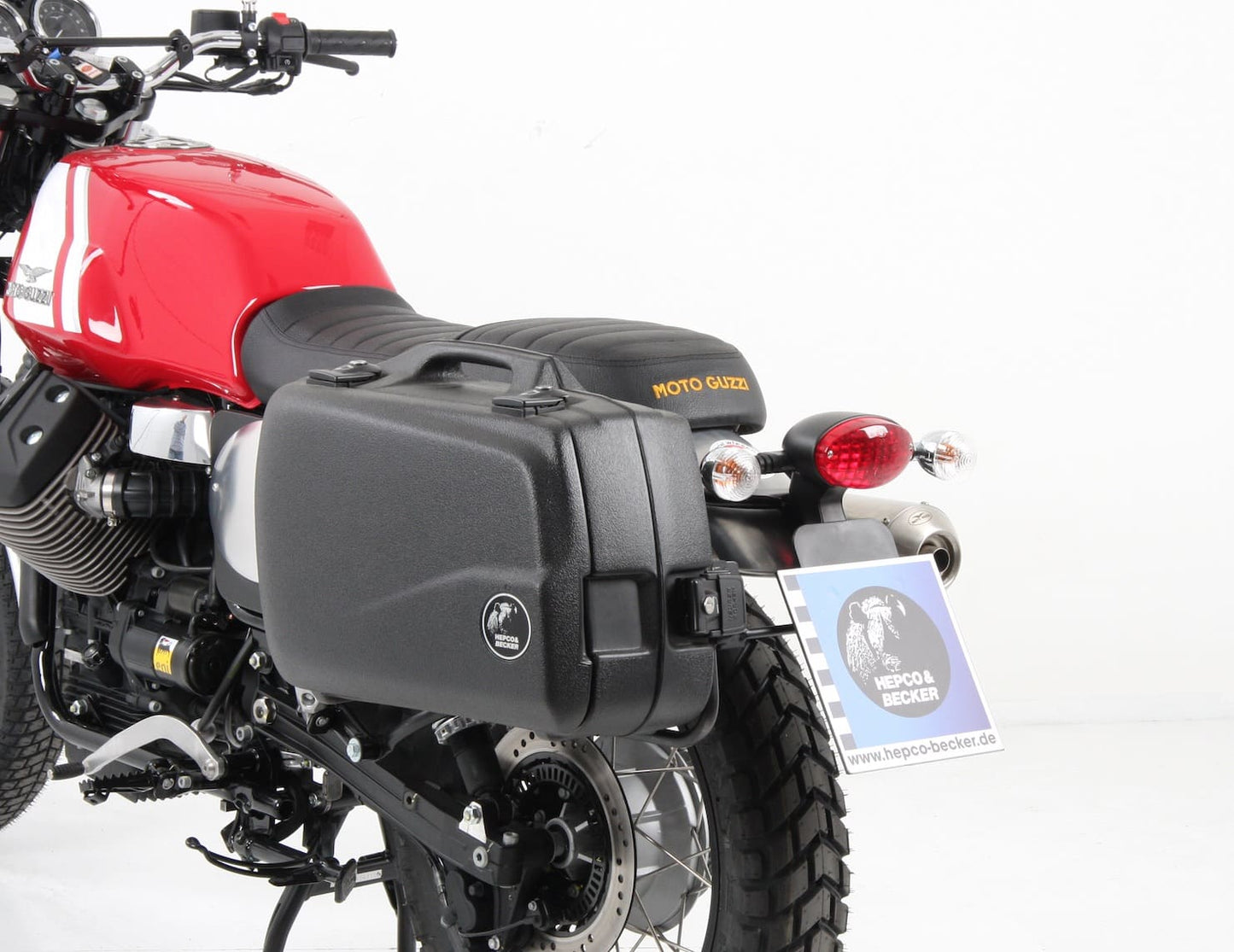 Hepco & Becker Sidecarrier only left side black for Moto Guzzi V 7 II Scrambler/Stornello (2016)