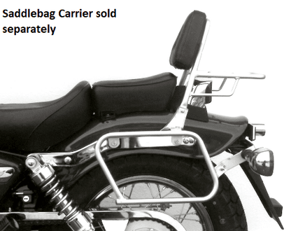 Hepco & Becker Sissybar with rearrack chrome for Honda CA 125 Rebel (1995-2001)/CMX 250 Rebel (1996-2001)