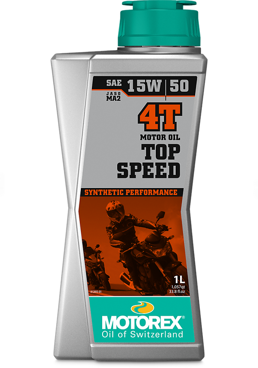 Motorex Top Speed 4T 15W-50 Synthetic