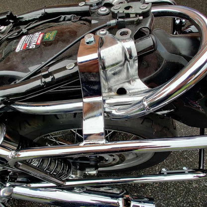 Hepco & Becker Sidecarrier permanent mounted chrome for Triumph Street Twin (2016-2022)