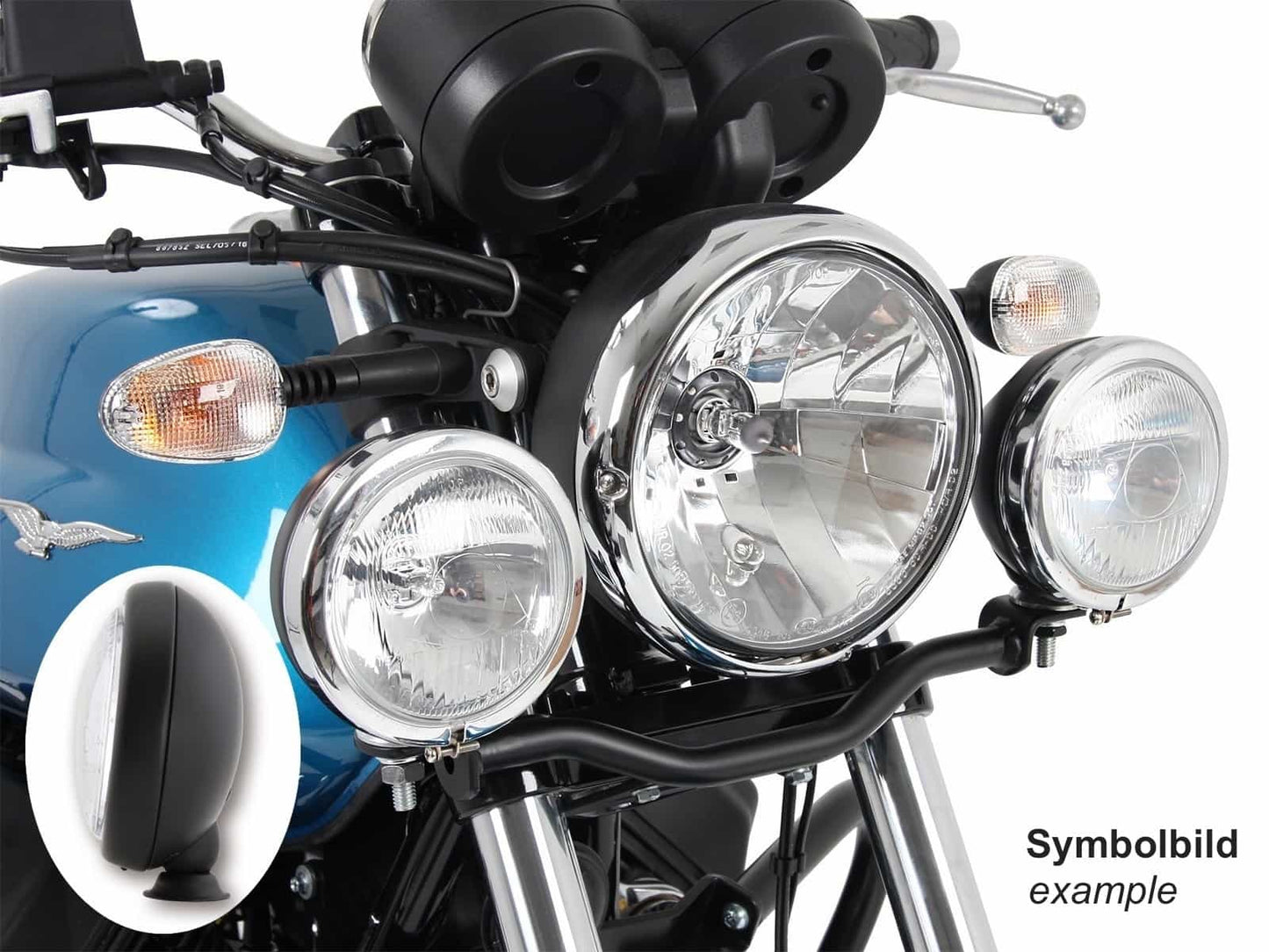 Hepco & Becker Twinlight-Set for Moto Guzzi V7 III (Stone