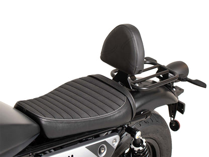 Hepco & Becker Drivers backrest black for Moto Guzzi V9 Bobber/Special Edition (2021-2025) in combi whit Solorack 613559