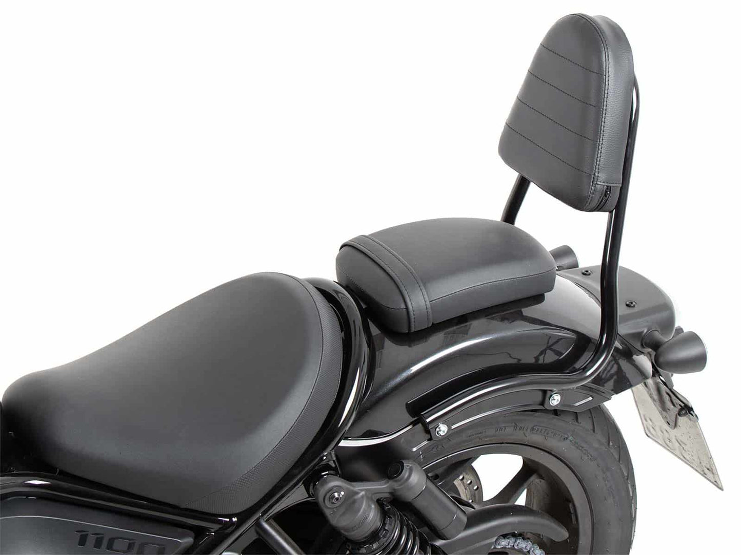 Hepco & Becker Sissybar without rearrack (tube type) black for Honda CMX 1100 Rebel / DCT (2021-2024)