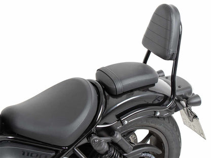 Hepco & Becker Sissybar without rearrack (tube type) black for Honda CMX 1100 Rebel / DCT (2021-2024)