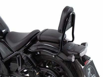 Hepco & Becker Sissybar without rearrack (tube type) black for Honda CMX 1100 Rebel / DCT (2021-2024)