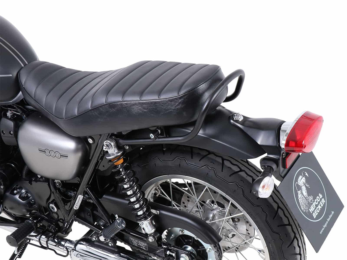Hepco & Becker Pillion seat grab black for Kawasaki W 800 Street / Cafe / Standard (2019-2025)