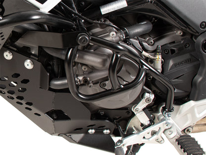 Hepco & Becker Additional crash bar black, one-sided for Ducati DesertX Rally (2024-)