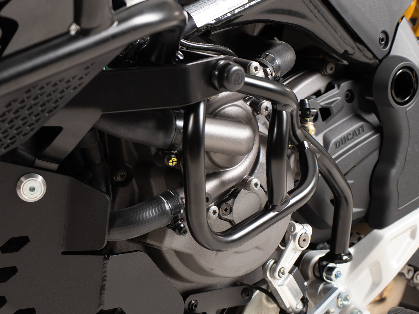 Hepco & Becker Additional crash bar black, one-sided for Ducati DesertX Rally (2024-)