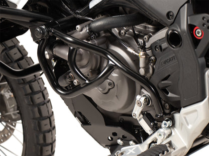 Hepco & Becker Additional crash bar black, one-sided for Ducati DesertX Rally (2024-)