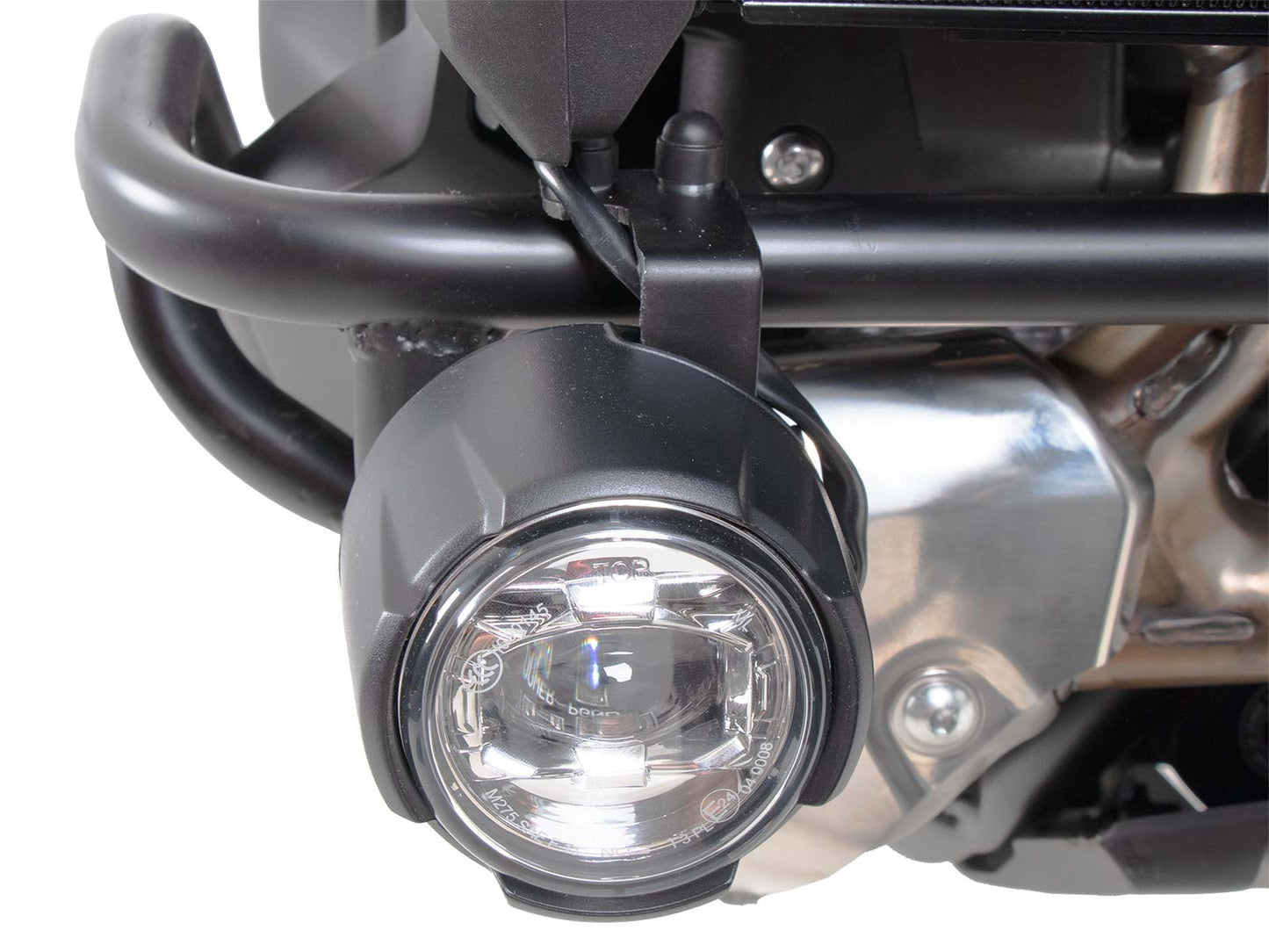 Hepco & Becker Adapter set black for original auxiliary headlights for combination with Hepco&Becker engine protection bar for Honda NT 1100 (2022-2024)
