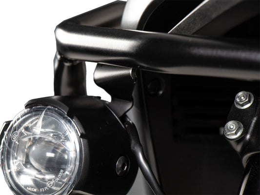 Hepco & Becker Adapter set black for original auxiliary headlights for combination with Hepco&Becker tank protection bar for Honda XL 750 Transalp (2023-2024)