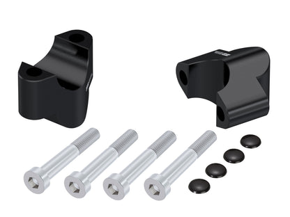 Hepco & Becker Handlebar Riser for KTM 890 Duke R (2020-2023), 25mm - black