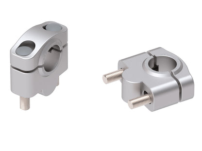 Hepco & Becker Handlebar Riser for Yamaha FZ 8 Fazer (2010-2016), 25mm - silver