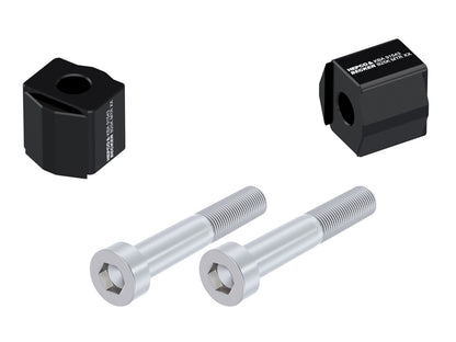 Hepco & Becker Handlebar Riser for KTM 890 Duke R (2020-2023), 25mm Block - black