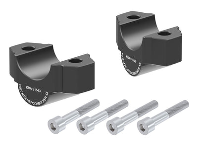 Hepco & Becker Handlebar riser 20 mm black for Yamaha XSR 900 (2016-)