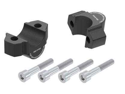 Hepco & Becker Handlebar riser 20 mm black for Yamaha XSR 900 (2016-)