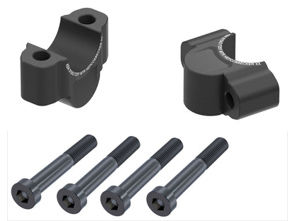 Hepco & Becker Handlebar riser 25 mm black for Yamaha MT-07/ Y-AMT (2025 - )