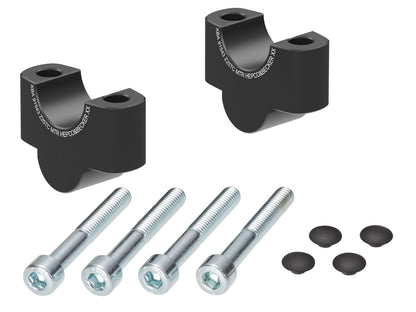 Hepco & Becker Handlebar riser 25 mm black for Honda CMX 500 Rebel (2017-)