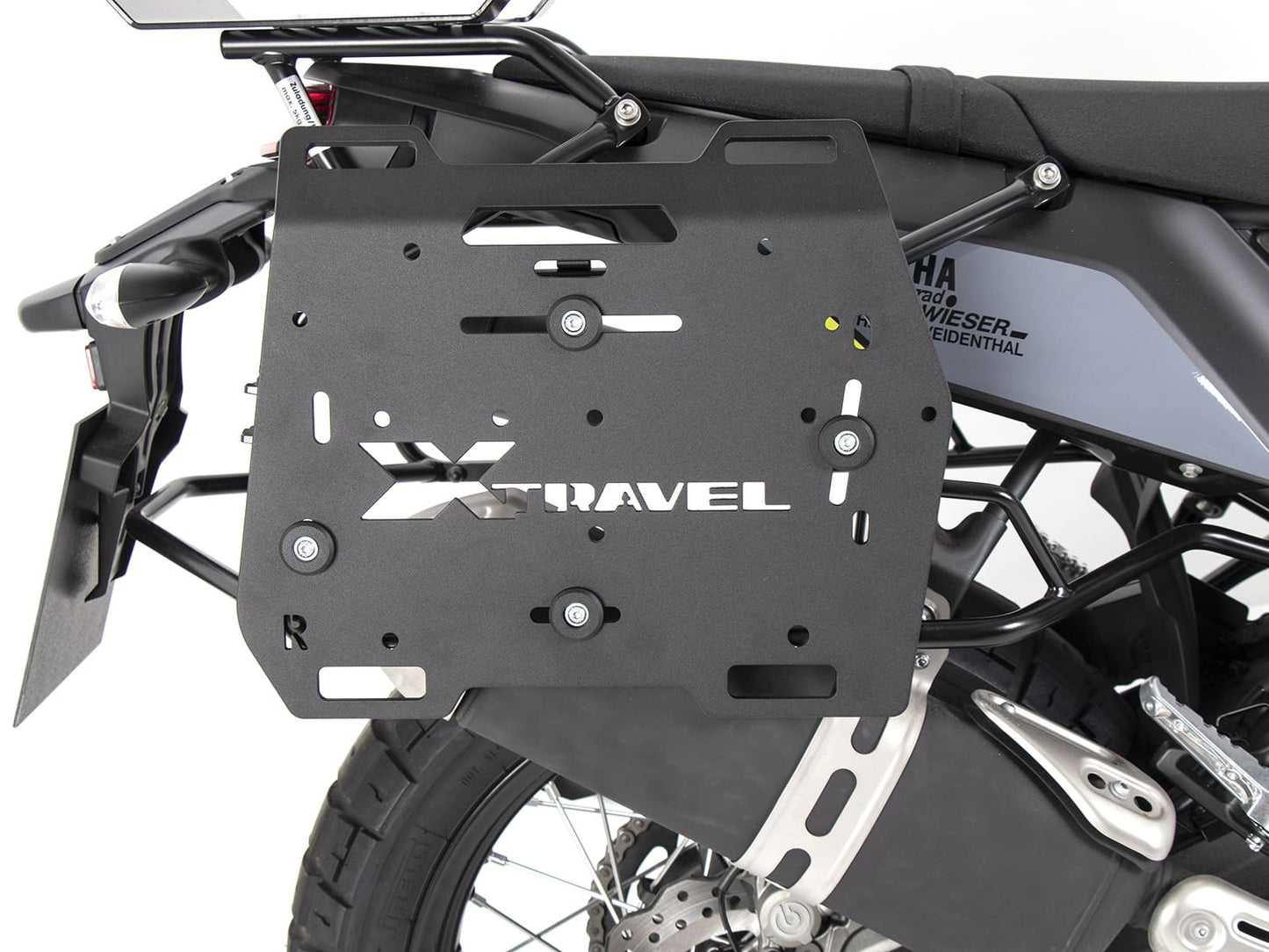 Hepco & Becker Mounting kit for Xtravel Basic universal holding plates to H&B tube sidecase carrier