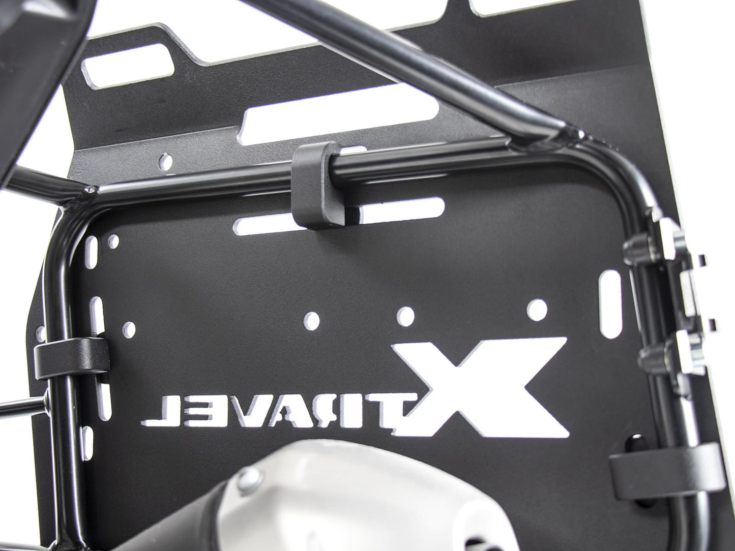 Hepco & Becker Mounting kit for Xtravel Basic universal holding plates to H&B tube sidecase carrier
