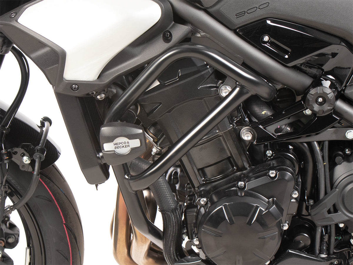 Hepco & Becker Engine protection bar black incl. protection pads for Kawasaki Z 900 / SE (2025-)